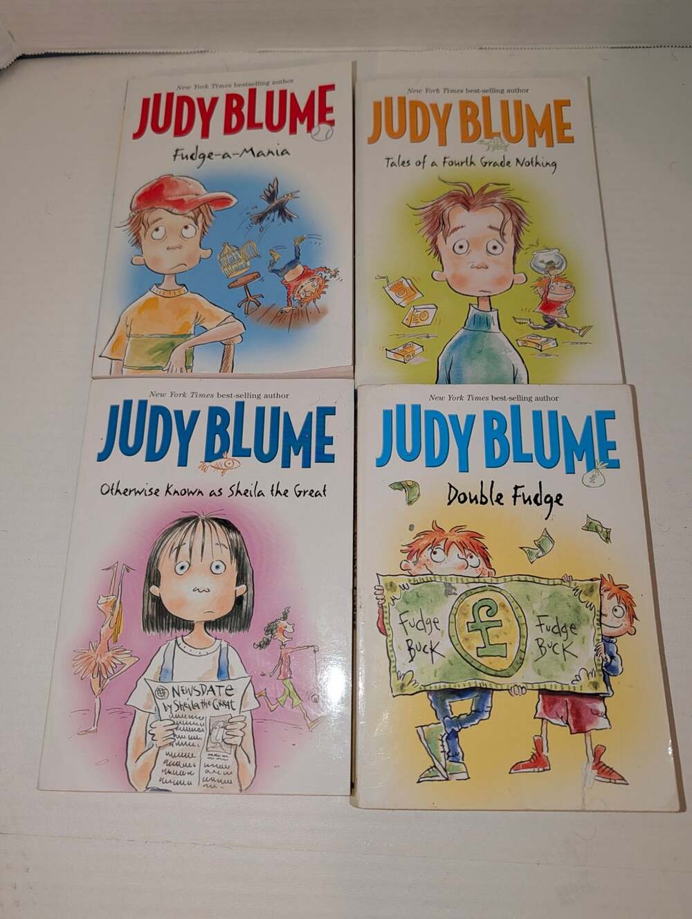 Lot of 4 Judy Blume Chapter Books Paperback New Scholastic 2002